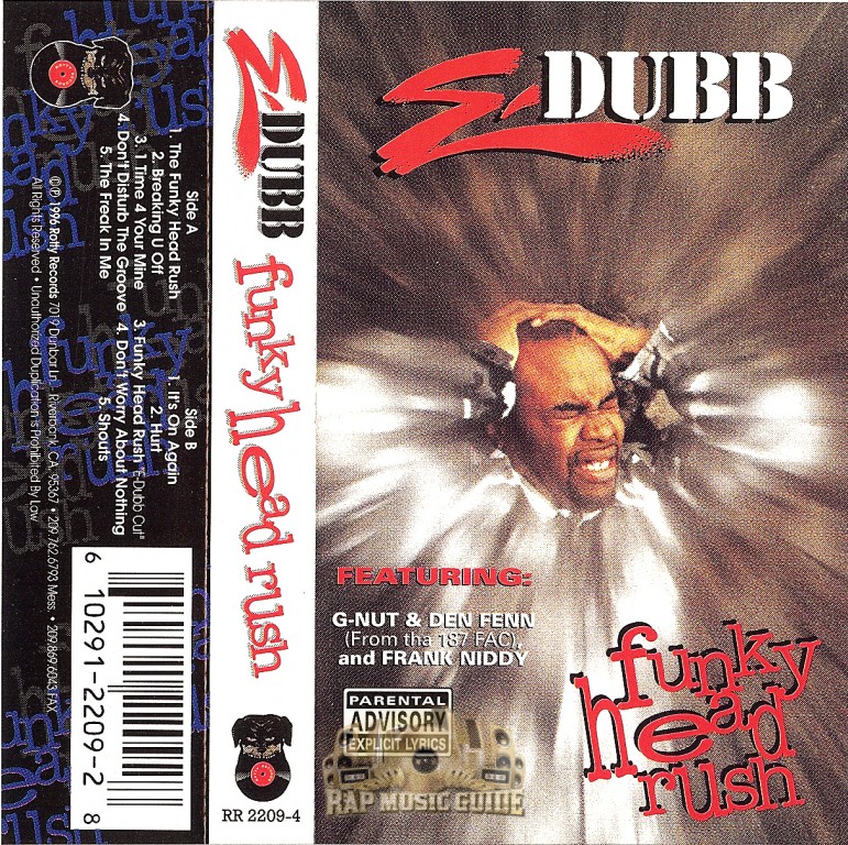 ヒップホップ+ラップ CD E-Dubb Funky Head Rush RR22092 Rotty Records /00110 s-l400.jpg